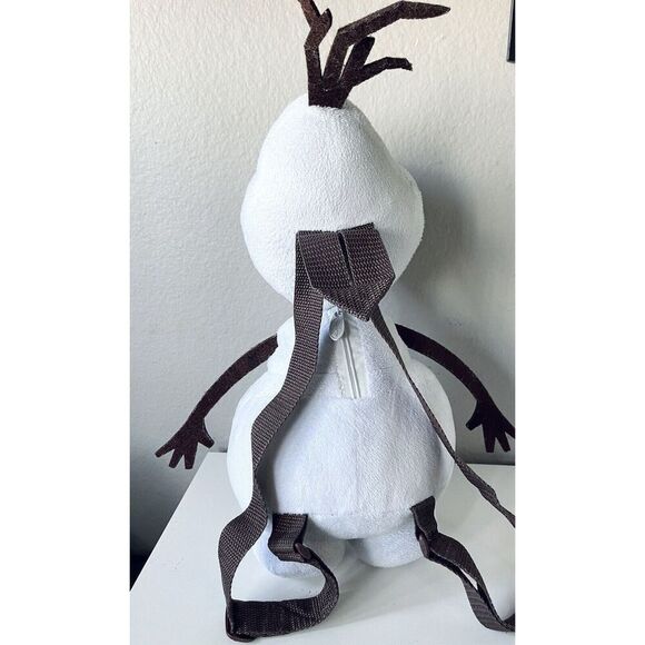 Disney Frozen S Zipper Backpack Olaf Snowman Plush Doll Stuffed Animal 18" Tall - Picture 3 of 3